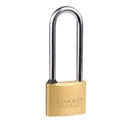 Guard Security Guard Security 100020 624LS Solid Brass 1.5 in. Long Shackle Padlock 100020